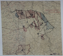 Map of Divisional Positions on October 13, 1918