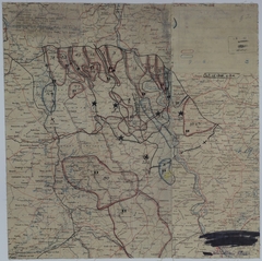 Map of Divisional Positions on October 19, 1918