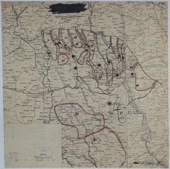 Map of Divisional Positions on October 21, 1918