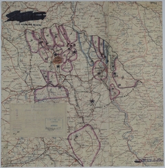 Map of Divisional Positions on October 26, 1918