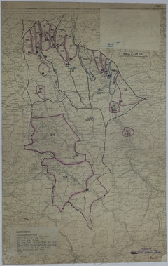 Map of Divisional Positions on November 2, 1918