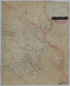 Map of Divisional Positions on November 25, 1918