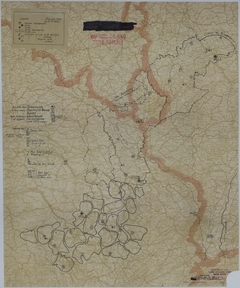 Map of Divisional Positions on December 25, 1918
