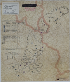 Map of Divisional Positions on January 28, 1919