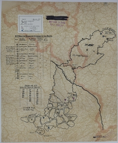Map of Divisional Positions on April 15, 1919