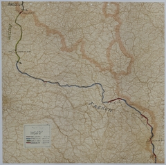 Map of the Front Lines on August 10, 1918
