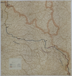 Map of the Front Lines on August 20, 1918